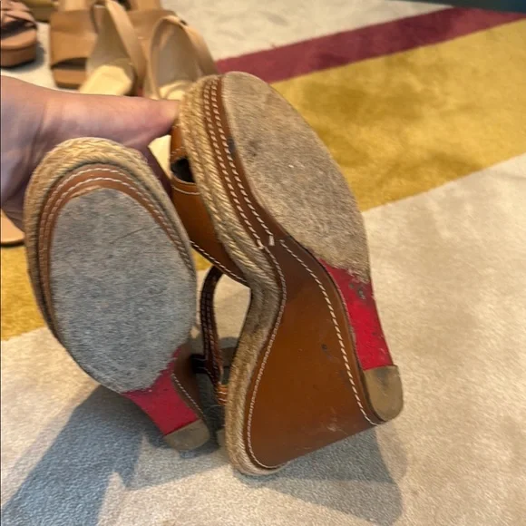 Designer Brown Leather Women's Sandals